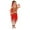 Red, variant on Teen Fall Outfits Childrens Dance Childrens Dance Show Belly Dance Sequin Mesh Set for Stage Performances Girls Outfits