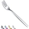 thumbnail image 2 of Cubiertos de acero inoxidable atemporales, juego de 6 tenedores de mesa, pulido espejo, diseño clásico, resistente al óxido y la corrosión, adecuado para eventos formales y uso diario, fácil de, 2 of 8