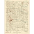 thumbnail image 2 of USGS 14x18 White Modern Wood Framed Museum Art Print Titled - Fort Hill Wyoming Quad - USGS 1947, 2 of 4