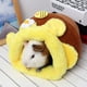 thumbnail image 5 of Chinchillas, conejillos de indias, erizos, cama cálida y acogedora para invierno, casa de animales pequeños, escondite, jaula, accesorios, 5 of 6