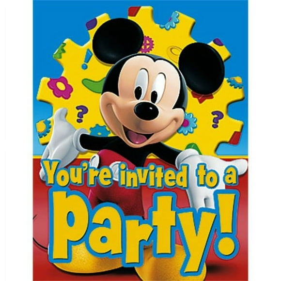 Party America Mickey's Clubhouse Invitations