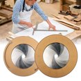 thumbnail image 3 of Stainless Steel Circle Ruler with Scale 5'' Drawing Circle Stencil Ruler Round Geometry Ruler Carpenter Drafting Tools, 3 of 7