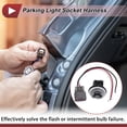 thumbnail image 3 of 1 Set Parking Light Socket Wiring for Jeep Compass 2007-2008 2010 No.68000686AA Lamp Bulb Pigtail Connector Harness, 3 of 7