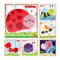 thumbnail image 2 of Bloques de Bebés y s Bloques de aprendizaje Juguetes educativos Juegos de s Baoblaze Rompecabezas de bloques de cubos de madera, 2 of 6
