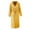 Yellow, variant on Gaexia Bath Robes For Women Extra Long Flannel Bathrobe for Cozy Nightgown with Deep Pockets Soft Fabric Elegant Kimono Style Home Wear