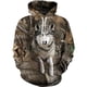 thumbnail image 4 of Sudadera con capucha con estampado de camuflaje de jungla para hombre, sudadera con estampado 3D de animales, sudadera informal de gran tamaño para niños, sudaderas con capucha de camuflaje para depor, 4 of 5