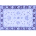 thumbnail image 1 of Ahgly Company Machine Washable Indoor Rectangle Oriental Blue Traditional Area Rugs, 2' x 3', 1 of 4