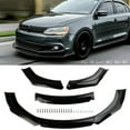 thumbnail image 2 of 4PCS Universal Car Front Bumper Lip Body Kit Splitter Diffuser Protector Black, 2 of 10