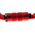 thumbnail image 4 of Mosquetón de aluminio de forma ovalada 25KN para escalada en roca, senderismo, bloqueo automático, por CE, ligero y fuerte rojo, 4 of 8