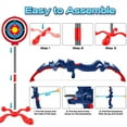 thumbnail image 6 of Wupuaait Bow and Arrow Set Toy with LED Lights Xmas Gift for 3-12 Years Old Kids, 6 of 7