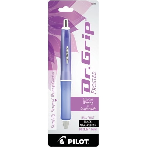 Black Barrel 36100 Medium Point PILOT Dr 2 Pack Grip Refillable & Retractable Ballpoint Pen Single Pen Black Ink 