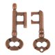thumbnail image 4 of Rompecabezas de metal Retro Vintage IQ Mind Adult Brain Teaser Toys, 4 of 4