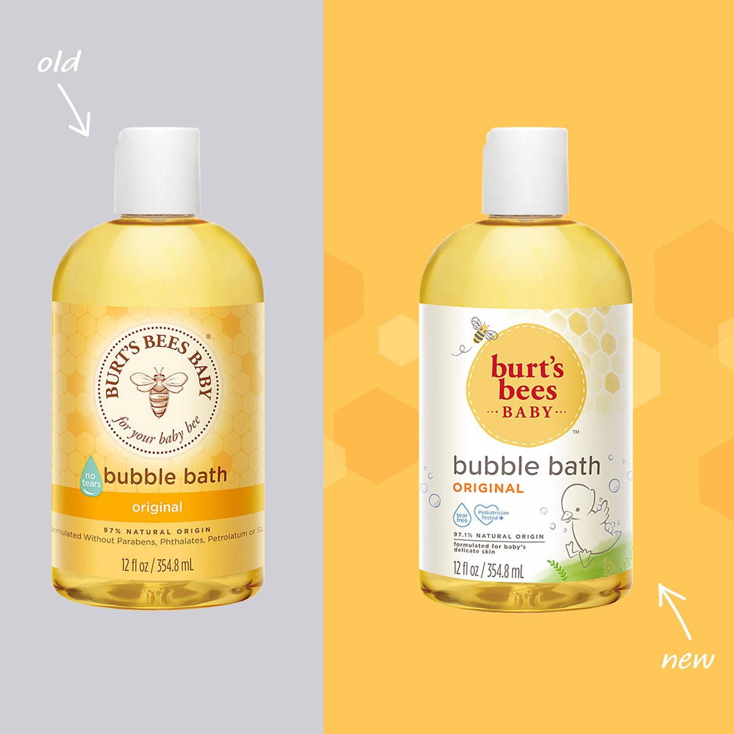 Burt’s Bees® Baby Bee Bubble Bath Original,  99% Natural Origin,
