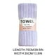 thumbnail image 3 of Toalla Facial de Terciopelo, Gruesa, a Rayas, Absorbente, de 35 X 74 Cm, Suave, Duradera y de Secado Rápido | Multiusos: para Rostro, Baño, Cabello, Cuerpo, Gimnasio, Spa, 3 of 5