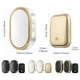 thumbnail image 2 of Injueey Timbre de puerta inalámbrico de 3 piezas, timbre de música ajustable, alarma para exteriores, transmisor de apartamento, equipo de Decoración del hogar Oro, 2 of 6