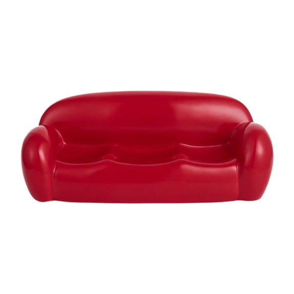 yotijay Ceramic Jewelry Dish Cute Sofa Couch Shaped Rings Holder Trinket Tray Decorative Red