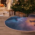 thumbnail image 5 of Sikiie Watercolor Sky Dragon Nativity Christmas Tree Skirt, Jesus Christian Winter Holiday Tree Mat Decoration(30-48IN)36", 5 of 6