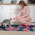 thumbnail image 3 of Pioneer Flower Floral Print Pattern Kitchen Rugs Sets Of 2,Anti Fatigue Kitchen Mat Rugs Non Slip Washable,Decorative Kitchen Floor Mats for Kitchen,Sink,Laundry,17"x30"+17"x47", 3 of 7