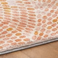 thumbnail image 5 of Addison Rugs Dream Shag Premium Machine Washable Transitional Dot Arches Peach Rectangle Rug, 5' x 7'6", 5 of 8