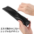 thumbnail image 4 of Unique Bargains Portable Stationery Bag Zipper Pencil Case Black 8.3"x3.0", 4 of 6