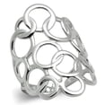 thumbnail image 1 of Bague en Laiton Rhodié pour Femmes Sans Pierre - Taille 9, 1 of 1