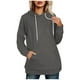 thumbnail image 1 of Tops de mujer Suéter con capucha sólido de invierno Sudadera Tops Fridja FKASFK5575, 1 of 5
