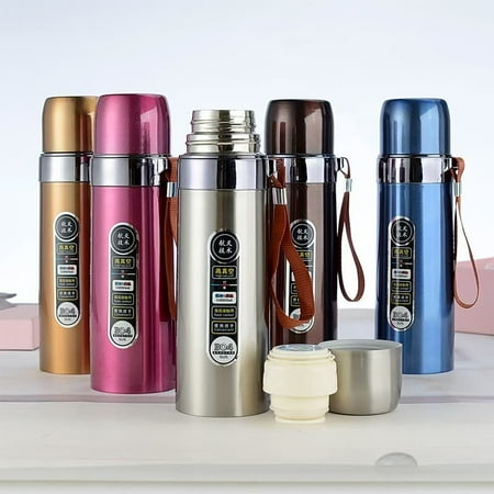 

dosili Stainless Steel Sporty Water Cup Thermos Cup Convenient Easy To Clean