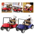 thumbnail image 1 of FENGGUIQU 2Pcs Alloy Golf Cart Model Decorative Figurines Modern Tabletop Home Office Ornament, 1 of 8