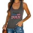thumbnail image 2 of IROINNID Women's Round Neckline Tank Sleeveless Casual America Flag Casual Tops Blouse Tops Women Tops 4th Of July, 2 of 5