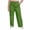 Army Green, variant on Women's Plus Size Wide Leg Pants Elastic Waist Casual Pants Loose Fit Sweatpants with Pockets Drawstring