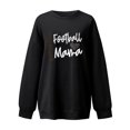 thumbnail image 2 of Gibobby Casual Sudadera para Mujer Sudadera de Cuello Redondo Sudadera de algodón para Mujer Sudadera Ligera Sudadera para Mujer(Negro,CH), 2 of 3