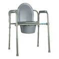 thumbnail image 3 of Silla Cómodo Aumento Ducha Para Wc Baño 3 En 1 Plgable Drive Medical Store 52103, 3 of 8