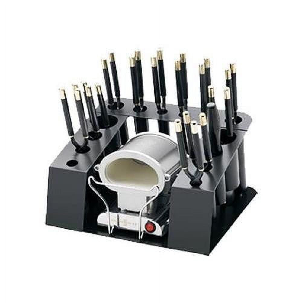 Curling iron shop set with stove