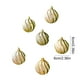 thumbnail image 3 of Pack de 6 Bolas Decorativas Navideñas | Adornos de Plástico Transparente Electrochapado En Rojo, Dorado, Azul, Morado y Marrón | Colgantes para Árbol de Navidad de 6 Cm, 3 of 6