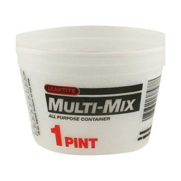 Leaktite 002C01MM500 Multi-Mix Container, 1-Pt. - Quantity 25