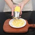 thumbnail image 4 of Corn Peeler Kitchen Tool for Efficient Husking and Separation of Fresh Corn Stainless Steel Household Peeler and Planer for Easy Kernel Removal and Clean Kitchen Prep, 4 of 6