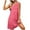 Hot Pink., variant on Akafmk Summer Dresses for Women Casual Dresses,Solid Color V-Neck Short Dress Sleeveless Tank Mini Dresses Loose A Line Beach Sundress