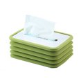 thumbnail image 1 of CAROOTU Silicone Folding Tissue Box Multi-Function Free-Retractable Capacity for Bathroom Kitchen Bedroom, 1 of 6