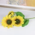 thumbnail image 3 of (2 pack) Mainstays Artificial Silk Yellow Sunflower Indoor Bouquet, 3 of 9