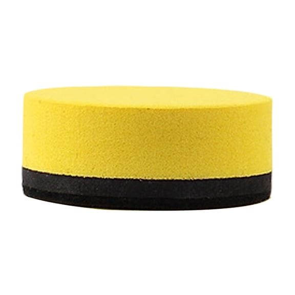 Magnetic Eraser, Magnetic Felt Cloth Round Eraser Yellow for Dry Erase Boards, By TINGXIN