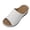 Beige, variant on Slide Sandals Open Toe Non-Slip Square Toe Slide Flat Arch Flatform Slip-Resistant flat sandals for women Flat Heel Stability