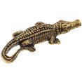 thumbnail image 1 of Pendentif Crocodile en Laiton Pendentif Délicat Modèle Décoratif Crocodile en Laiton, 1 of 7