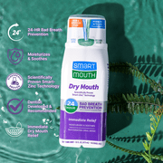 (3 pack) SmartMouth Dry Mouth Activated Breath Rinse 16 fl oz, Mint, Adult