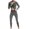 thumbnail image 1 of Miqool Long Johns Thermal Underwear Set for Men Thermal Base Layer Cold Weather Bottom Top, 1 of 4