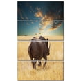 thumbnail image 2 of Giant Rhino under Cloudy Sky - Extra Large African Canvas Art Print, 2 of 3