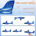 thumbnail image 4 of LINMOUA 2 Pack Foam Airplanes for Kids, 18.9'' Large Throwing Foam Glider Planes Toys,Flying Styrofoam Kid Airplanes Toy for 3 - 14 Year Old Boys Girls with Outdoor Sports Play, 4 of 10
