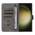 thumbnail image 5 of PANDACO Brown Wallet Case for Samsung Galaxy S24 Ultra, 5 of 5