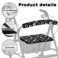 thumbnail image 5 of HELLHERO Paw Print Rollator Walker Cover Seat & Back Covers and Easy Installation Breathable for Seniors Adult, 5 of 7