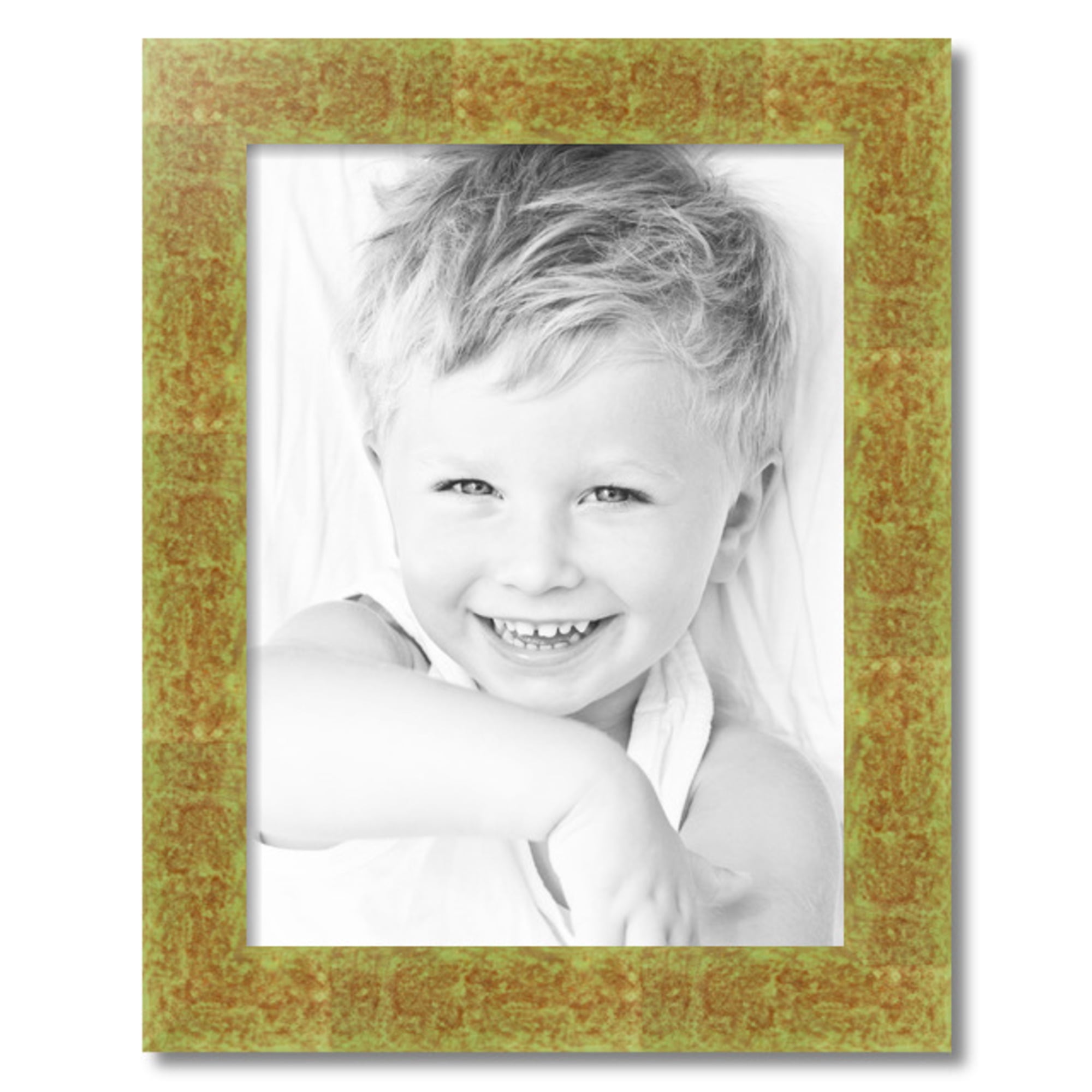 ArtToFrames 18" x 24" Aged Copper Green Picture Frame, 18x24 inch Green Wood Poster Frame (WOM-4954)