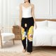 thumbnail image 4 of Balery Bee Happy Sunflower Gnomes Pantalones de pijama para mujer, pijamas ultraligeros, pantalones de estar por casa-Large, 4 of 6